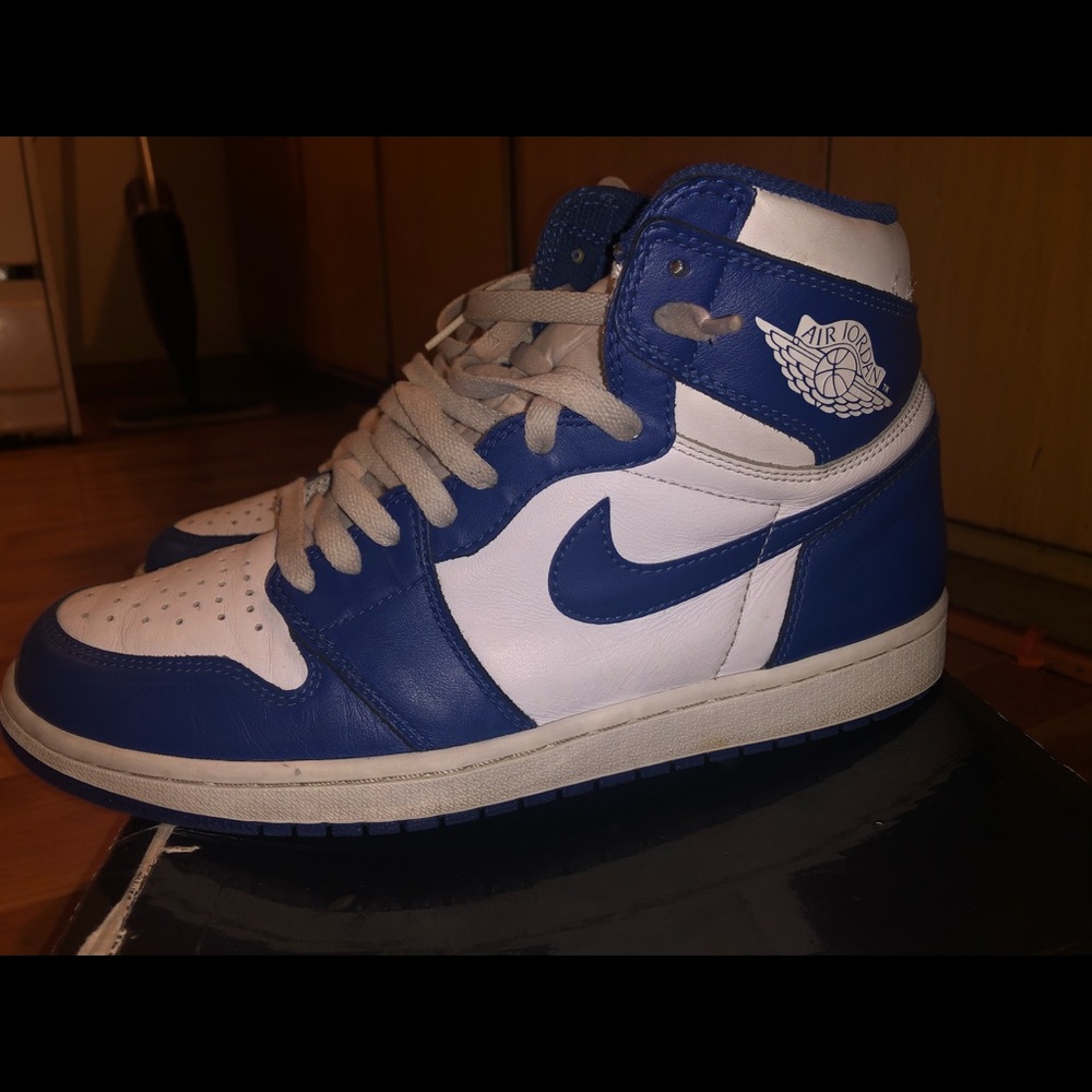 Air jordan retro 1 storm blue size 10